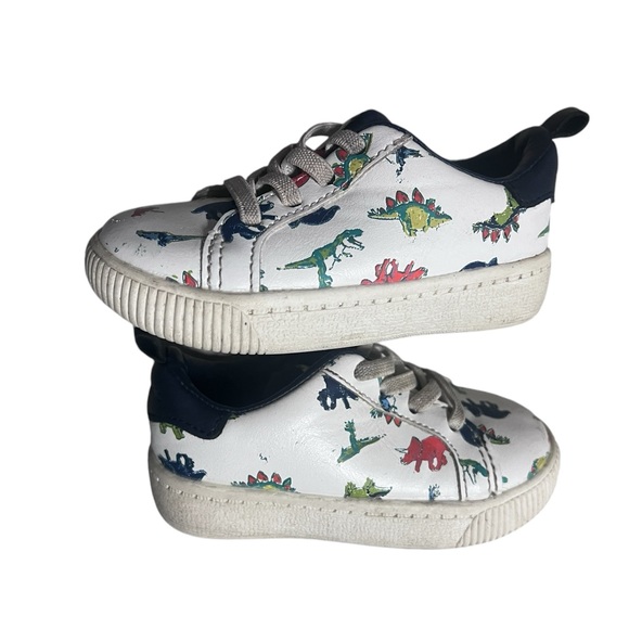 Carters Toddler Dinosaur Shoes Pull On Low Top Sneakers - Picture 4 of 5